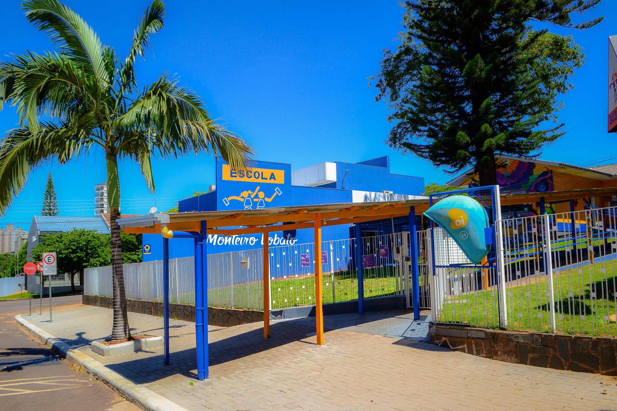 Infraestrutura da Escola Monteiro Lobato