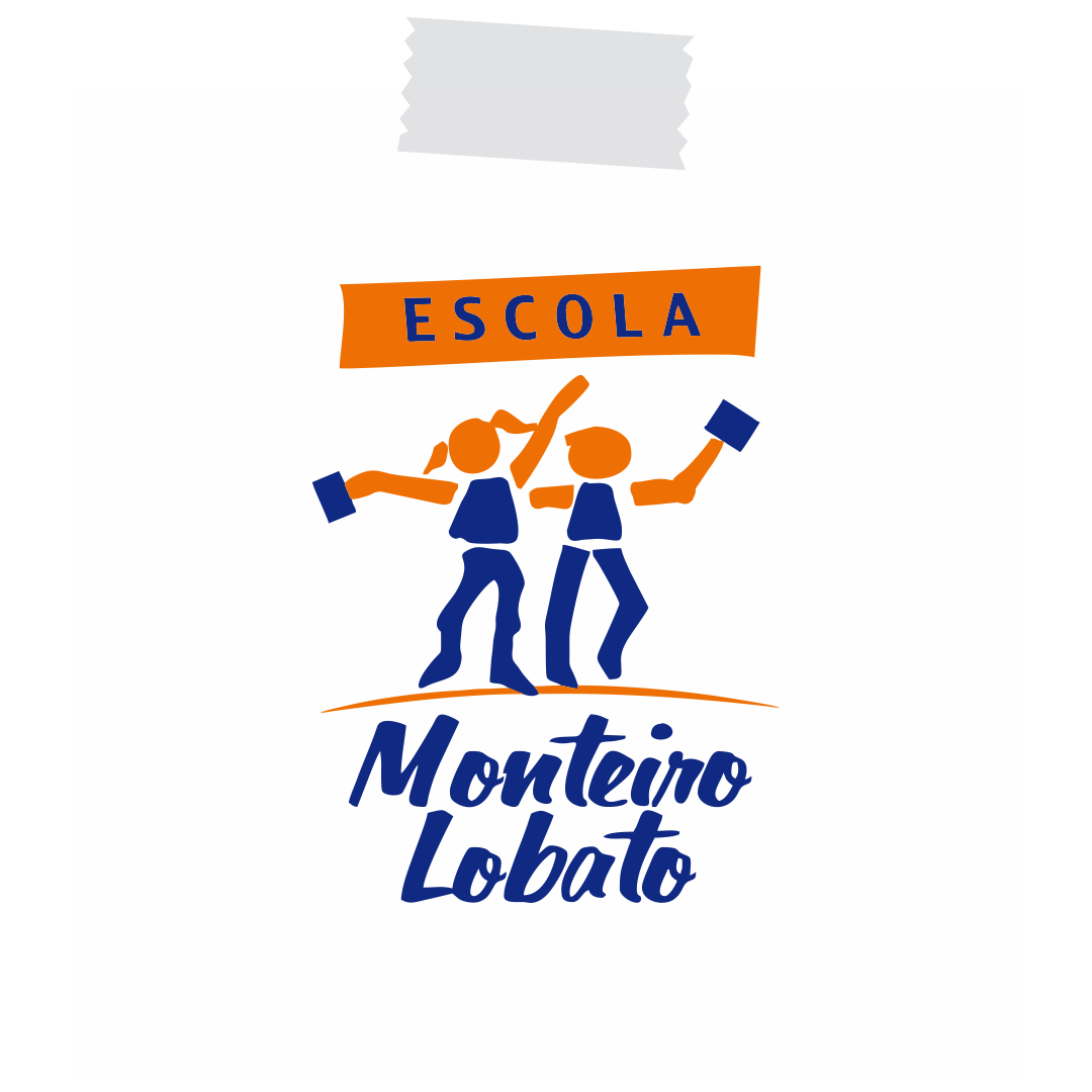 Logo moldura da Escola Monteiro Lobato